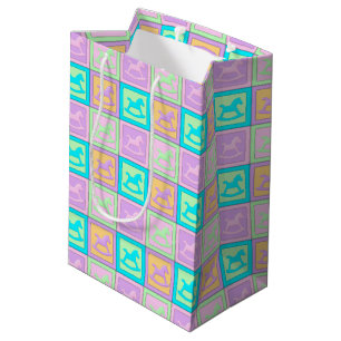 Baby Block Horses-Gift Bag M
