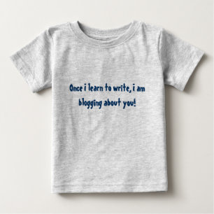 Baby Blogger Short Sleeve Tee Shirt,