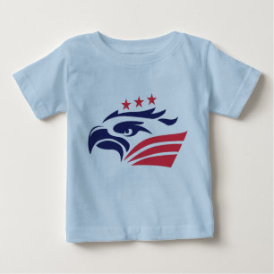 Baby Blue 2024 Election American  Baby T-Shirt
