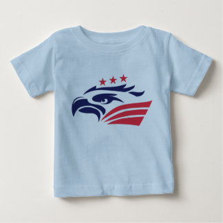 Baby Blue 2024 Election American Baby T-Shirt