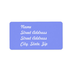 Baby Blue Address Sticker