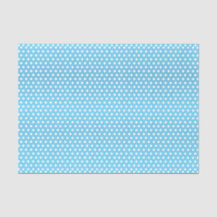 Baby Blue and White Polka Dots Tissue Paper