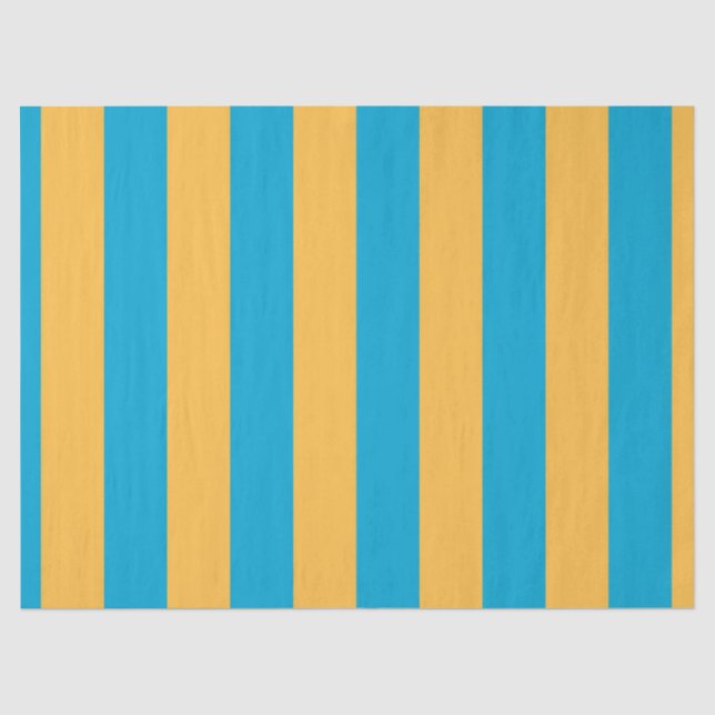 Baby Blue and Yellow Tissue Paper (Front)
