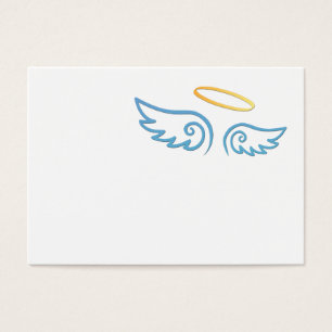 Baby Blue Angel wings with Halo