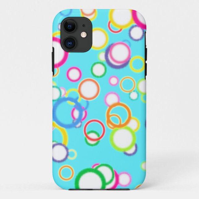 BABY BLUE BATH BUBBLES Case-Mate iPhone CASE (Back)