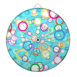 BABY BLUE BATH BUBBLES DARTBOARD