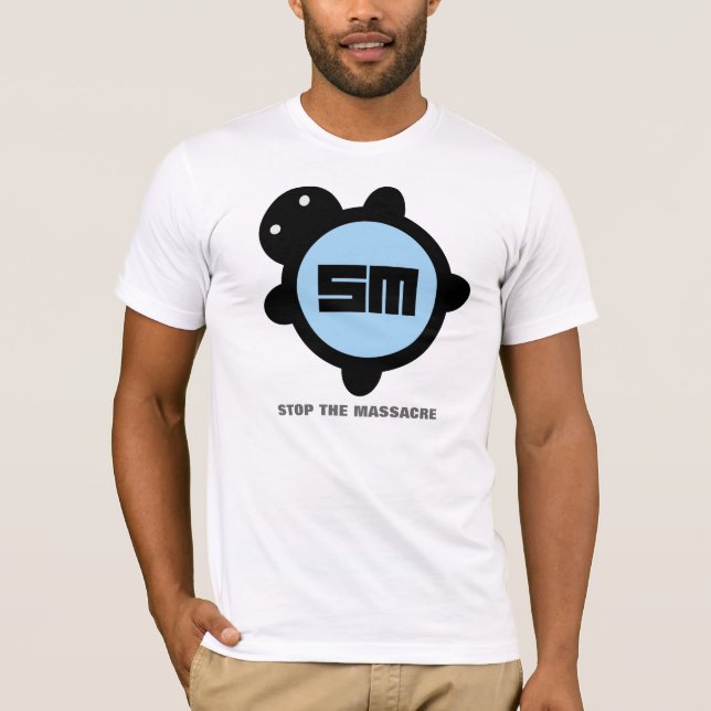 Baby Blue / Black T-Shirt (Front)