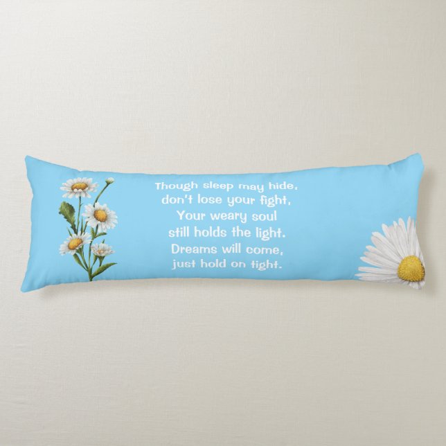 Baby Blue Body Pillow (Front)