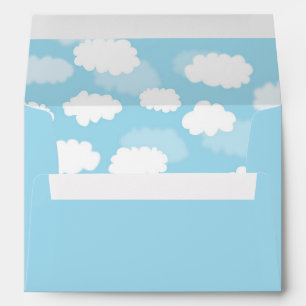 Baby Blue Clouds Sky Envelope Liner Envelopes