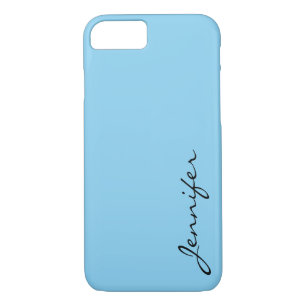 Baby blue colour background Case-Mate iPhone case