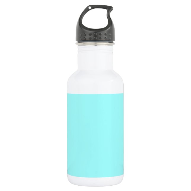 Baby Blue Colour Customised Designer 532 Ml Water Bottle (Front)