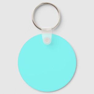 Baby Blue Colour Customised Designer Key Ring