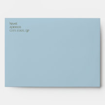 Baby Blue Envelope A7