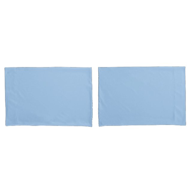 Baby blue eyes (solid colour)  pillowcase (Front-Set)