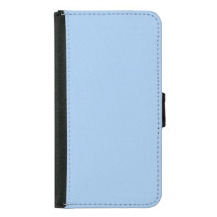 Baby blue eyes (solid colour)  samsung galaxy s5 wallet case