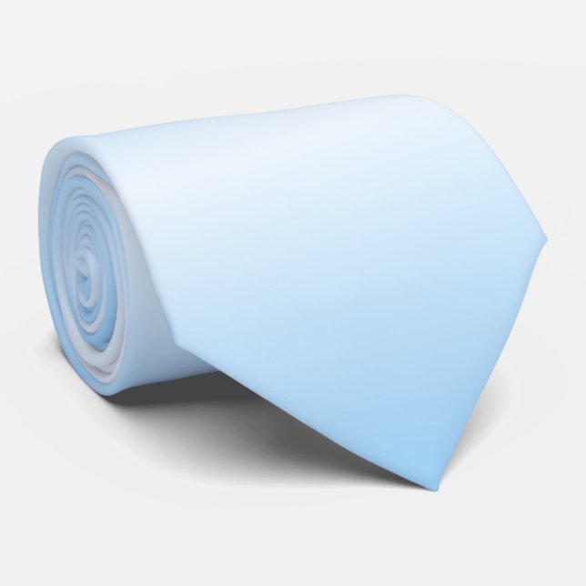 Baby Blue Fade Tie (Rolled)