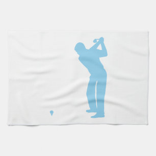 Baby Blue Golf Tea Towel