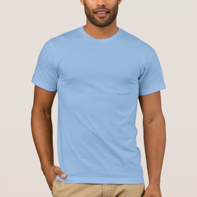 Baby Blue Men's Basic T-Shirt (Front)