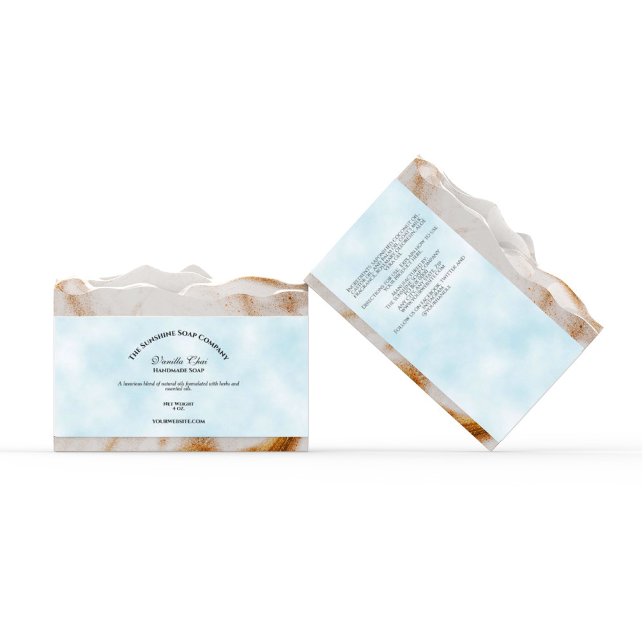 Baby Blue Parchment Paper Style Soap Band - 1 (Creator Uploaded)