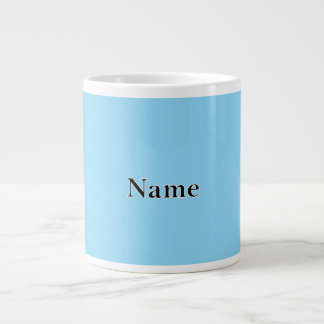 Baby Blue Personalise With Name Large Coffee Mug