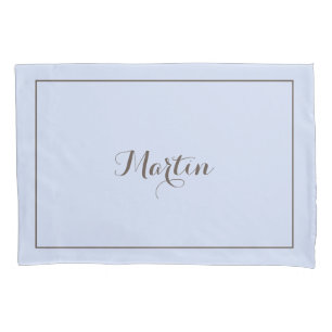 Baby blue Personalised pillowcase
