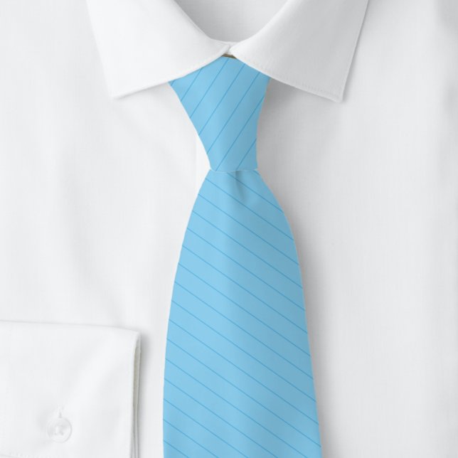 Baby Blue Pinstripe Tie (Creator Uploaded)