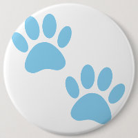 Baby Blue Puppy Paw Prints