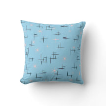 Baby Blue Retro Pattern