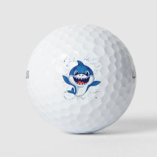 Baby Blue Shark Golf Balls
