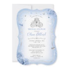 Baby Blue Silver Cinderella Princess Bridal Shower