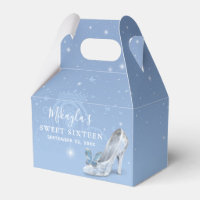 Baby Blue Silver Shoe Cinderella Princess Party