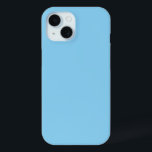Baby Blue Sky Solid Colour iPhone 15 Case<br><div class="desc">iPhone Case Mate decorative cell phone protection cover case printed with Baby Blue Sky Solid Colour graphic art design illustration and select products collection by TheFabricSeal print on demand shop at Zazzle.com #ZazzleMade https://www.zazzle.com/store/thefabricseal TheFabricSeal©️Original. Baby blue is a lighter blue hue tone plus a bit of white. It's actually a...</div>