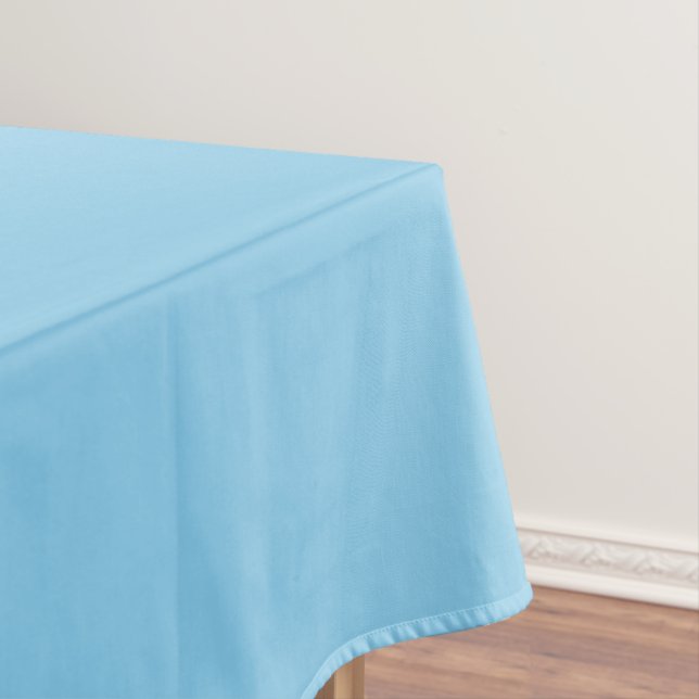 Baby Blue Sky Solid Colour Tablecloth (In Situ)
