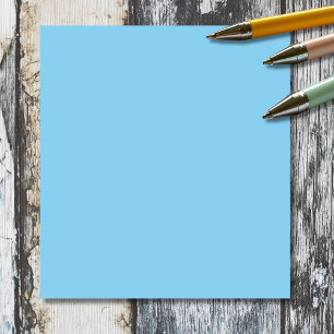 Baby Blue Solid Colour   Classic   Elegant Notepad