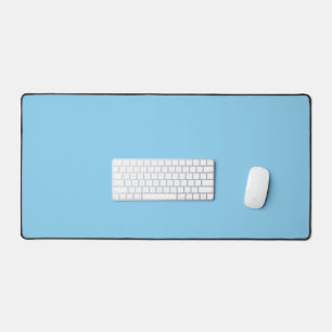 Baby Blue Solid Colour Desk Mat