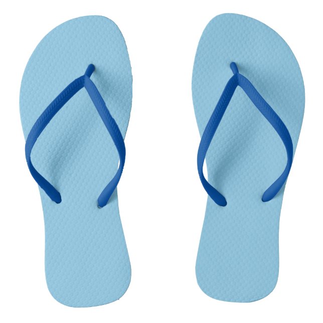 Baby Blue Solid Colour Jandals (Footbed)