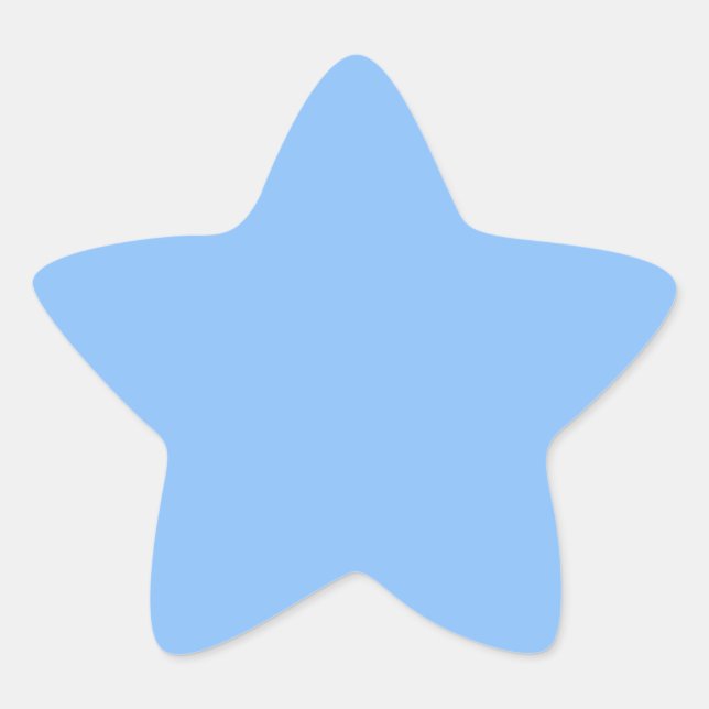 Baby Blue Star Sticker (Front)