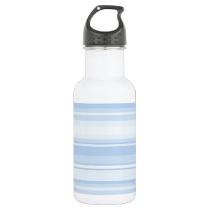 Baby blue stripes 532 ml water bottle