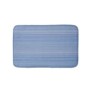 Baby Blue Stripes Bath Mat