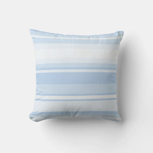 Baby blue stripes cushion