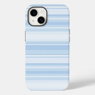 Baby blue stripes iPhone 14 case
