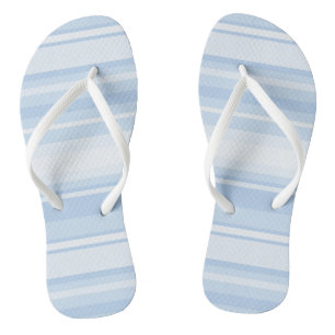 Baby blue stripes jandals