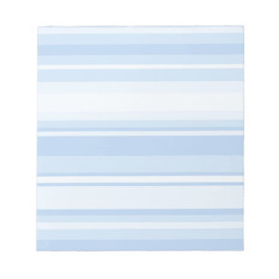 Baby blue stripes notepad