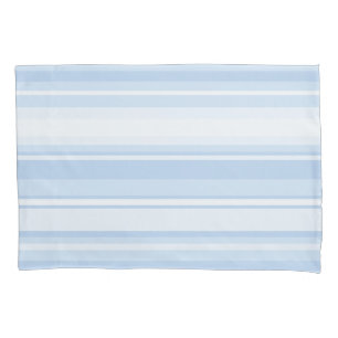 Baby blue stripes pillowcase