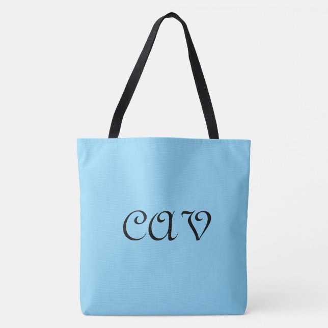 Baby Blue  Tote Bag (Front)