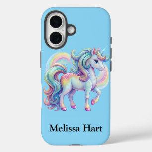Baby Blue Unicorn iPhone / iPad case