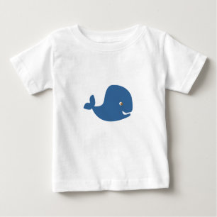 Baby Blue Whale Baby T-Shirt
