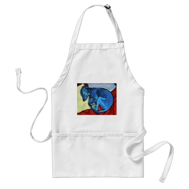 'Baby Blue'  Whippet puppy Standard Apron (Front)