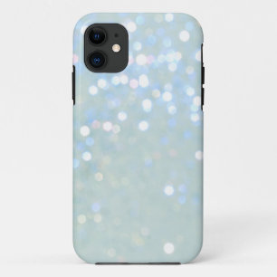 Baby Blue/White Glitter iPhone 5 Cover