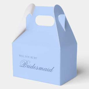 Baby Blue Will You Be My Bridesmaid Proposal Box